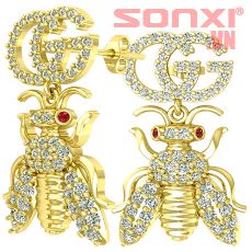 BÔNG TAI ĐINH TUA  MODERN  MẪU ĐẸP